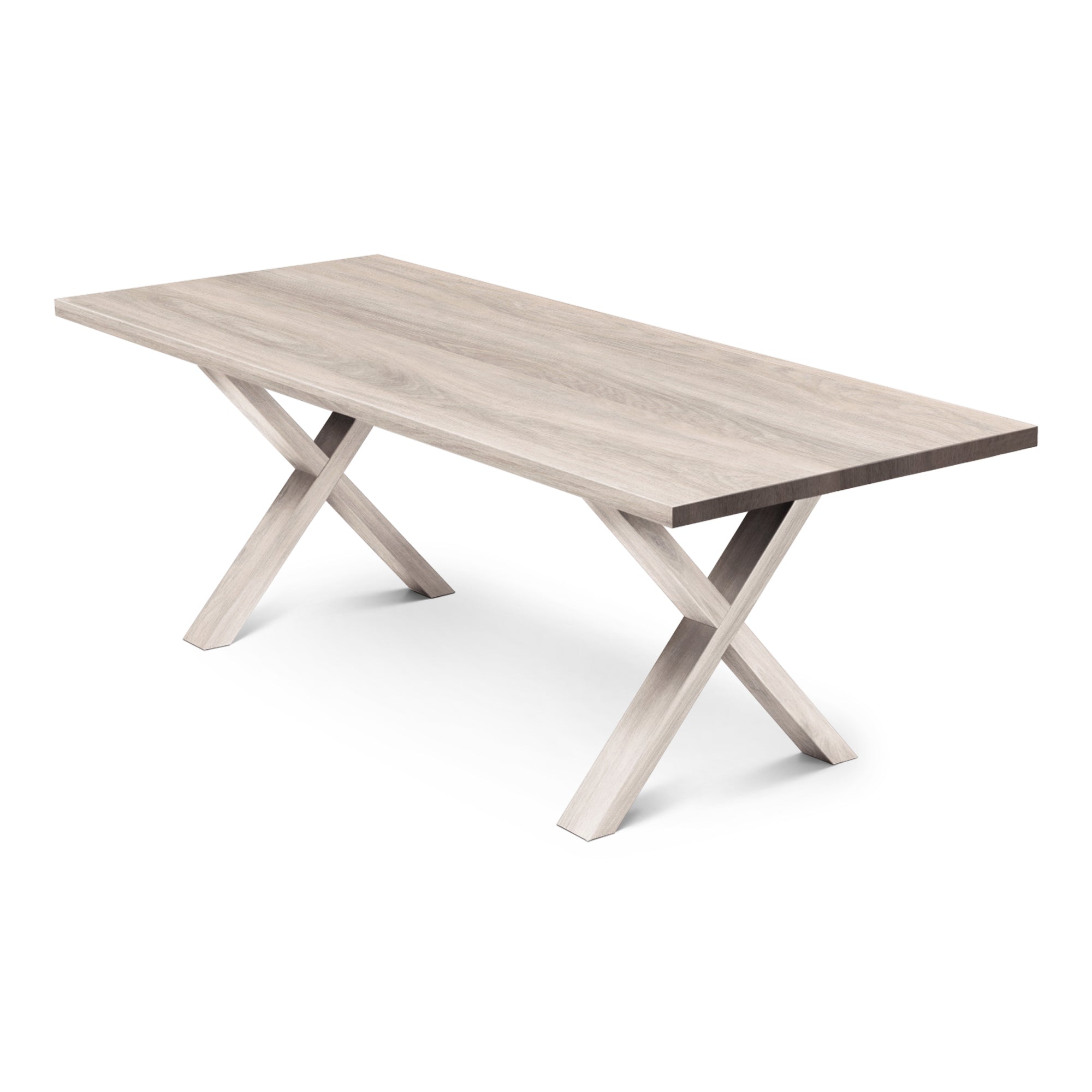 Table de salle à manger extensible en chêne coton – Fabriquée à la main en bois massif – La table de salle à manger extensible en chêne coton est un ajout magnifique à toute maison – Son
