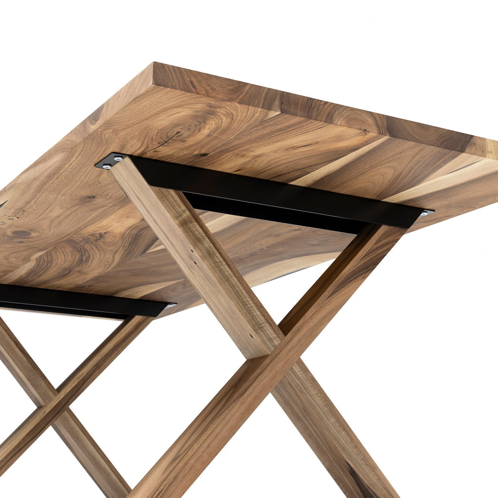 Table à manger extensible en noyer – Table à manger extensible de luxe faite à la main, best-seller – Fabriquée en bois massif certifié FSC – L'élégance naturelle à