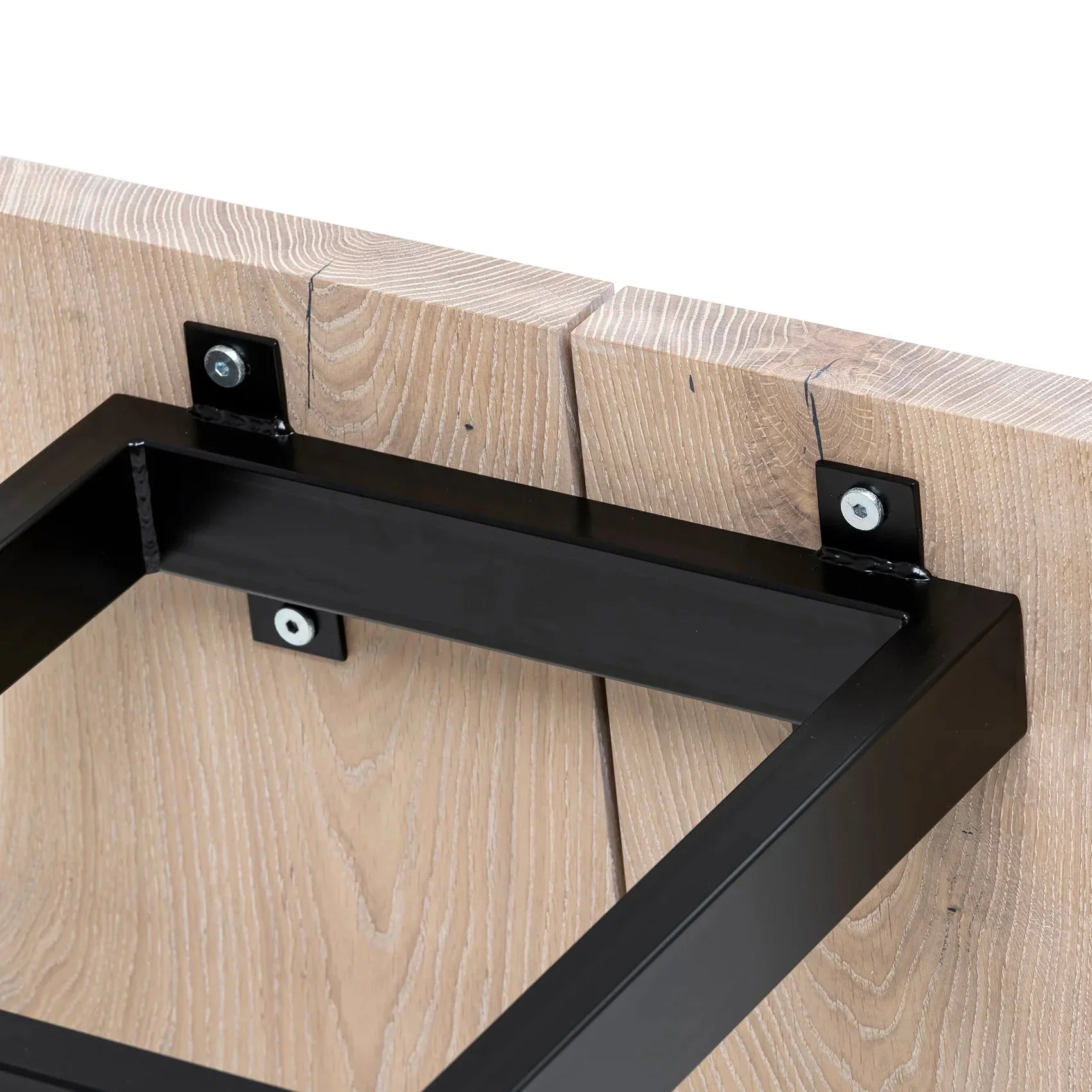 Table basse Cotton Oak - Dimensions sur la photo : H45 x L60cm x P80 / H17 - 7 x L23 - 6 x P31 - 5" Table basse moderne en bois de chêne massif Toutes les tables