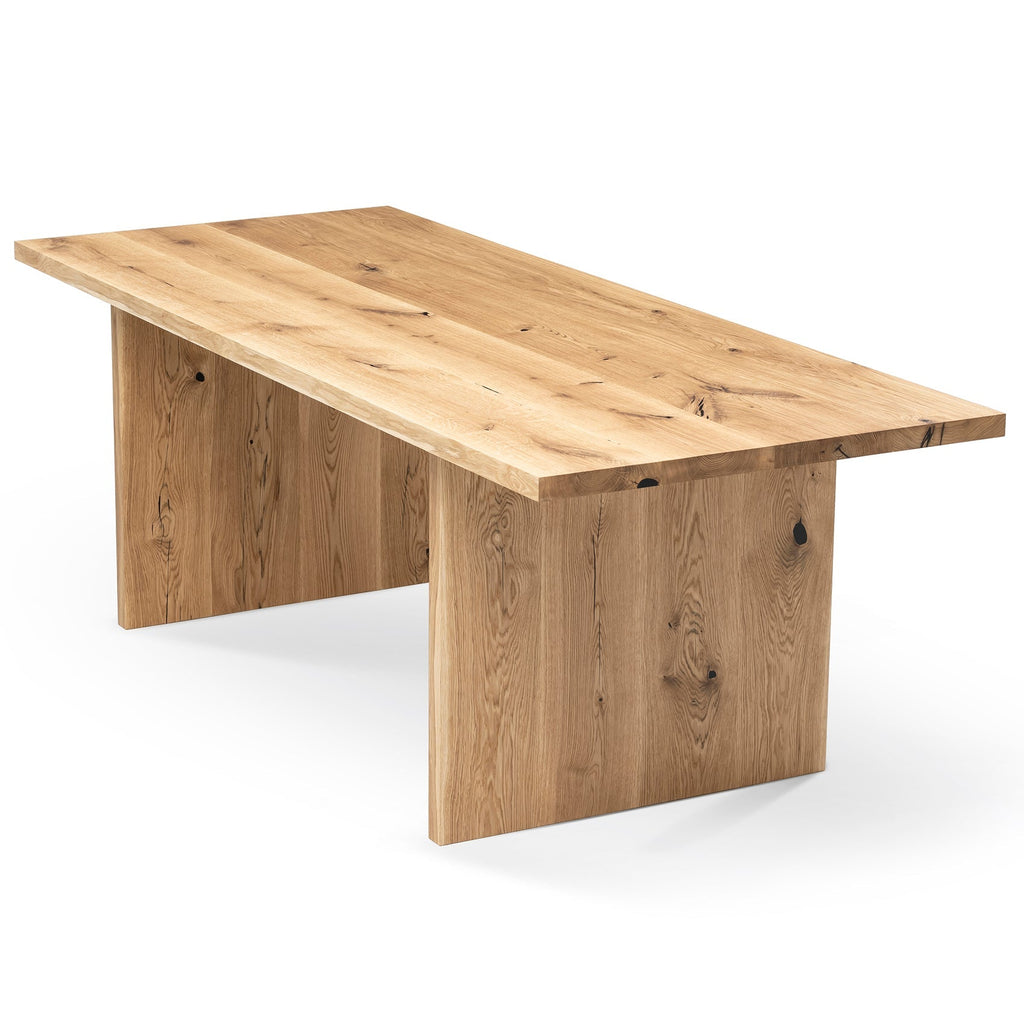 Table de bureau extensible en chêne massif