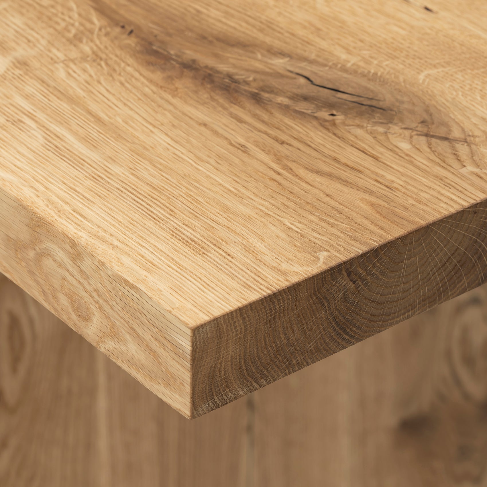 Table de bureau extensible en chêne massif