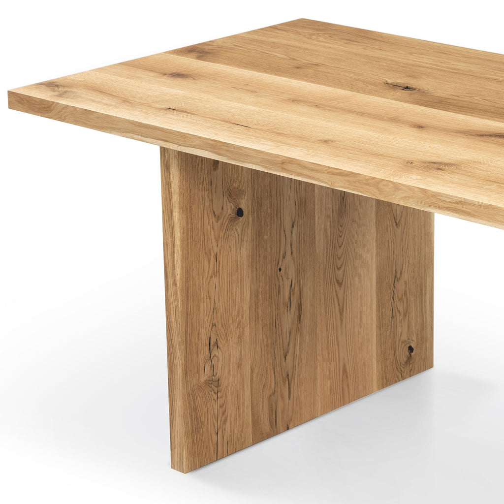 Table de bureau extensible en chêne massif