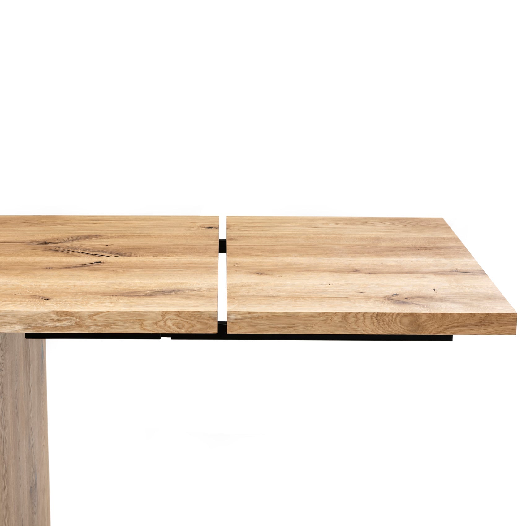 Table de bureau extensible en chêne massif