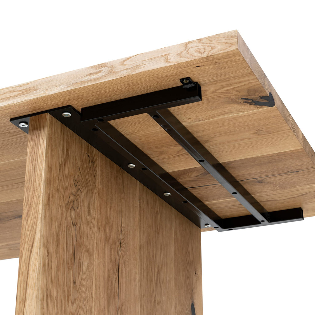 Table de bureau extensible en chêne massif