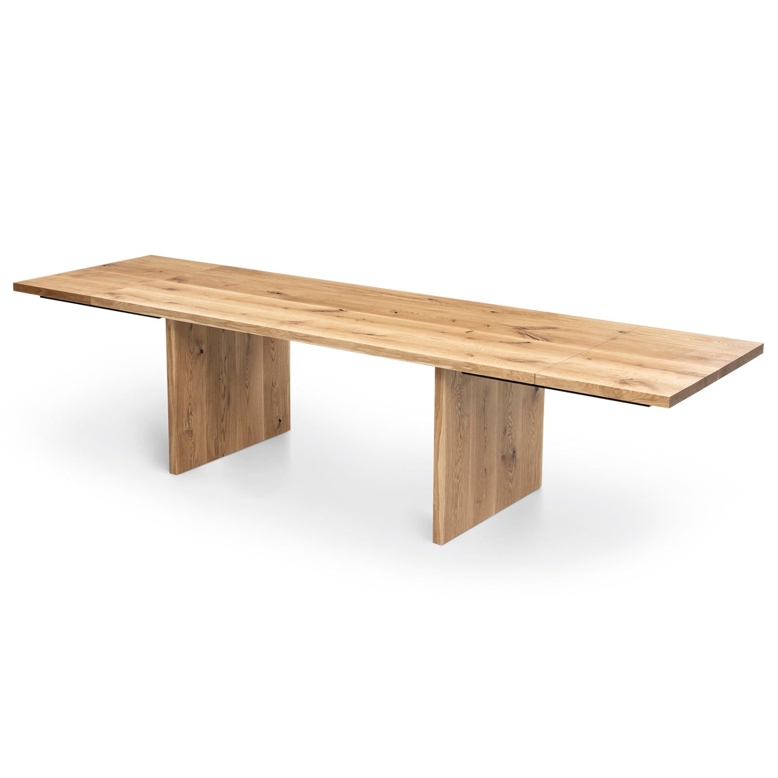 Table de bureau extensible en chêne massif