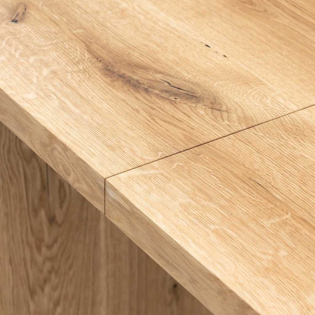 Table de bureau extensible en chêne massif