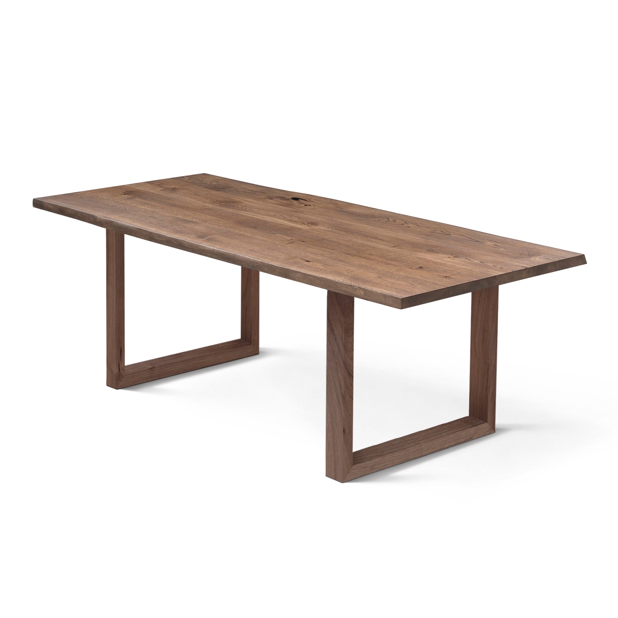 Table de salle à manger en chêne couleur chocolat - Fabriquée à la main à partir de bois massif - cette magnifique table de salle à manger extensible en chêne foncé est un ajout superbe à