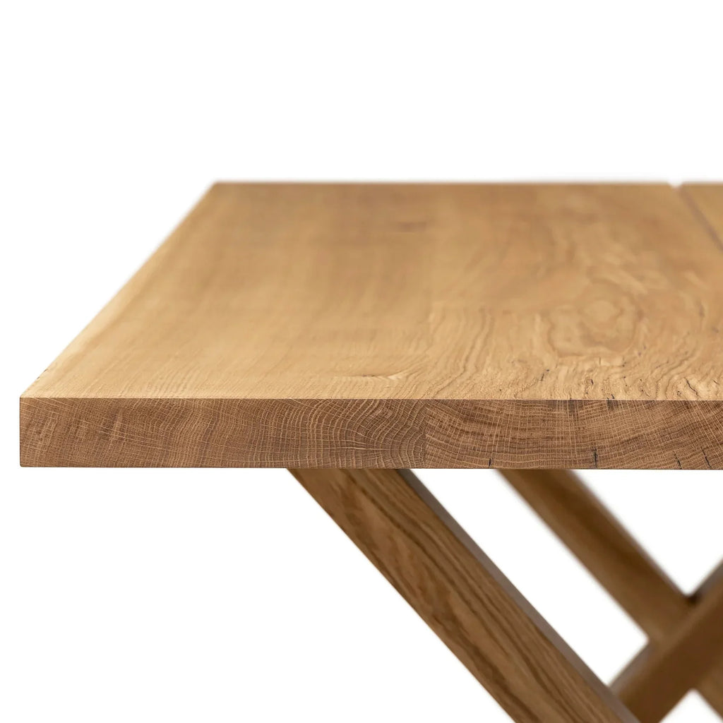 Table à manger extensible en chêne - Fabriquée à la main en bois massif - cette magnifique table à manger extensible en grand chêne est un ajout remarquable à tout intérieur - Son