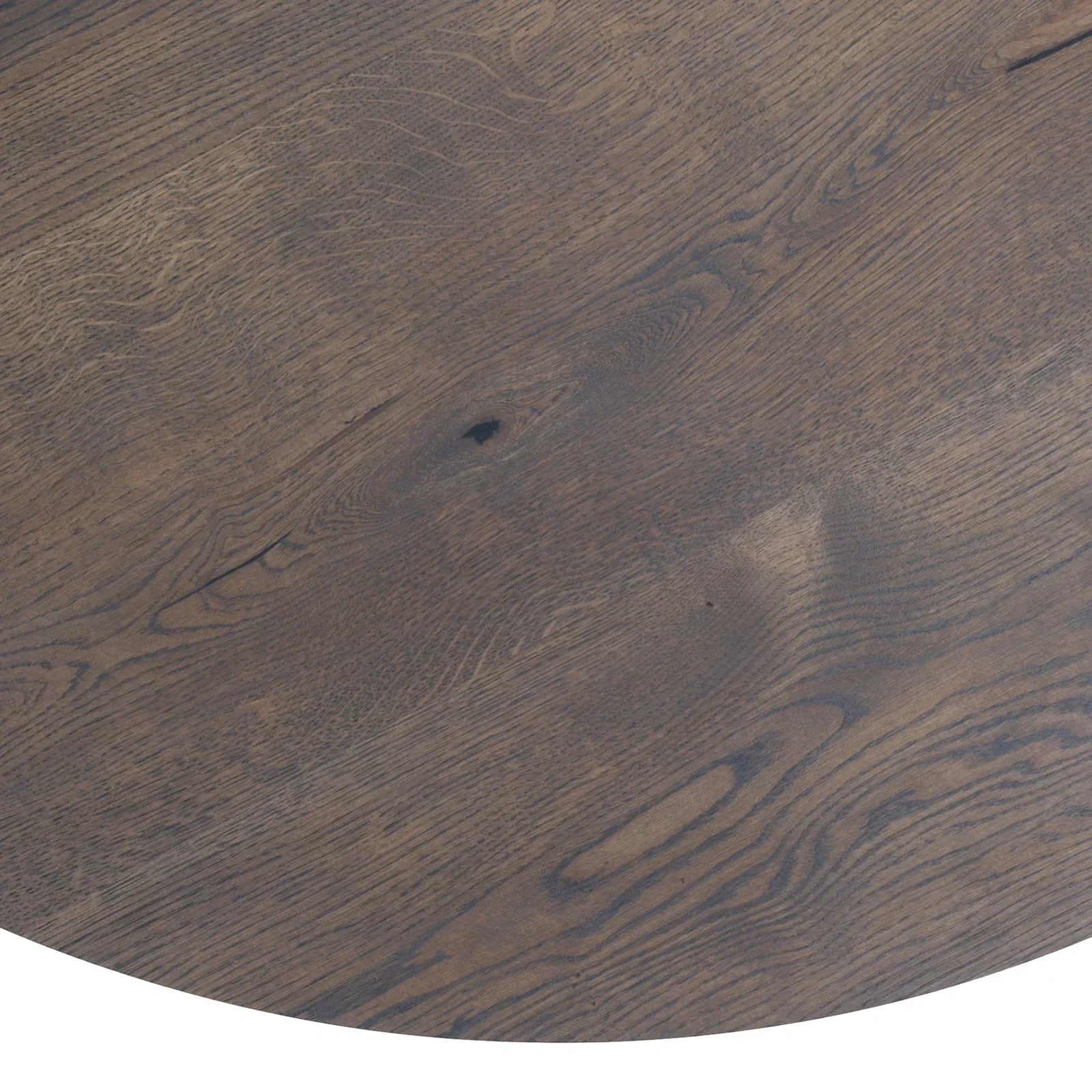 Table à manger ronde extensible en chêne foncé - Voici notre table à manger ronde en chêne massif fabriquée à la main - un ajout magnifique à tout intérieur - Fabriquée à partir de