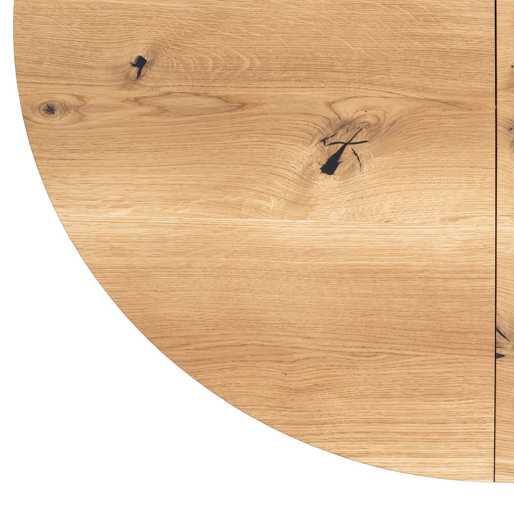 Table à manger ronde extensible en chêne - Découvrez notre table à manger ronde en chêne fabriquée à la main - un ajout superbe à tout intérieur - Fabriquée en bois massif, cette