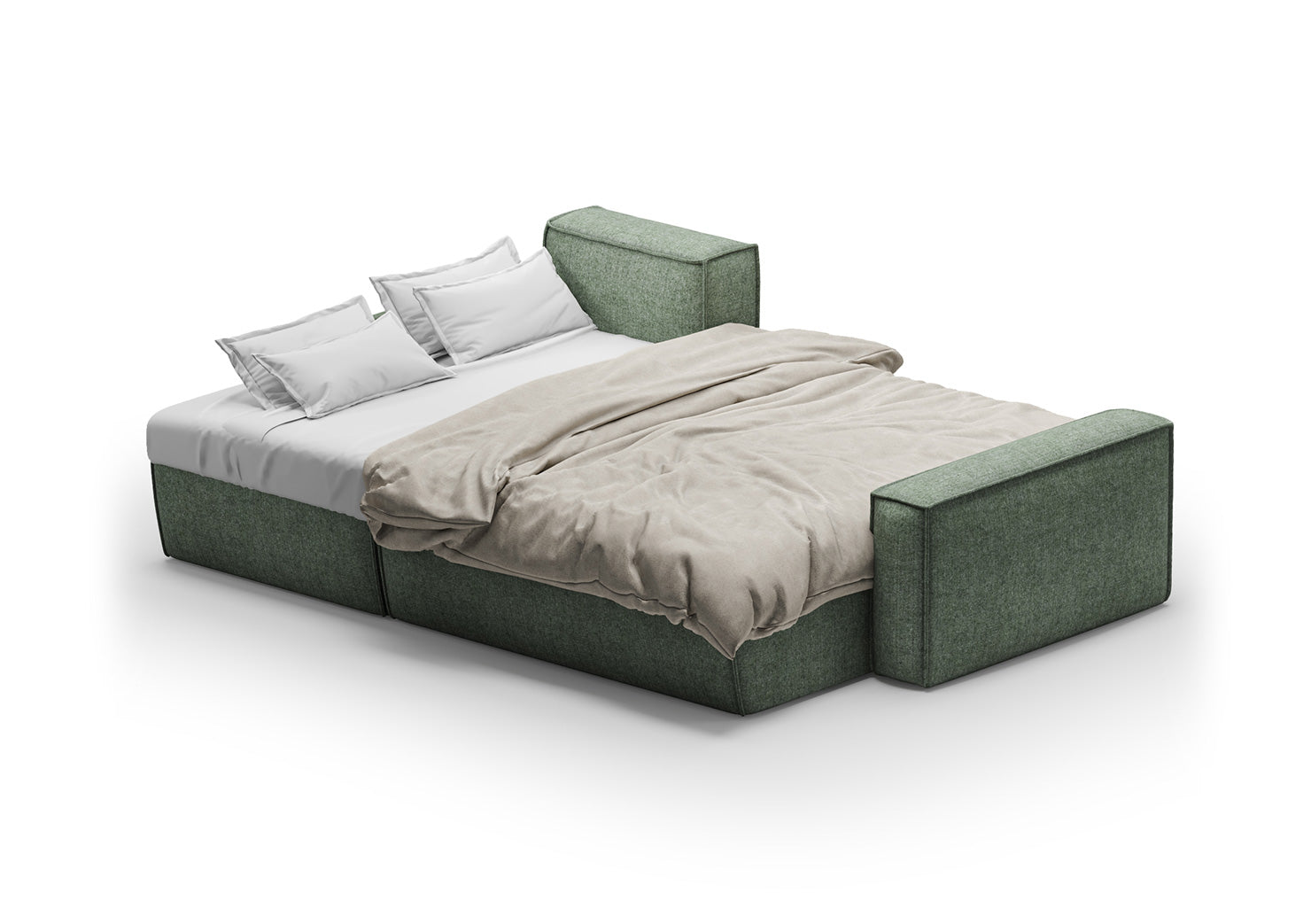 Canapé Convertible - Découvrez le Canapé Convertible - un mélange parfait d'esthétique contemporaine et de luxe fonctionnel - Conçu pour s'intégrer harmonieusement dans tout intérieur moderne