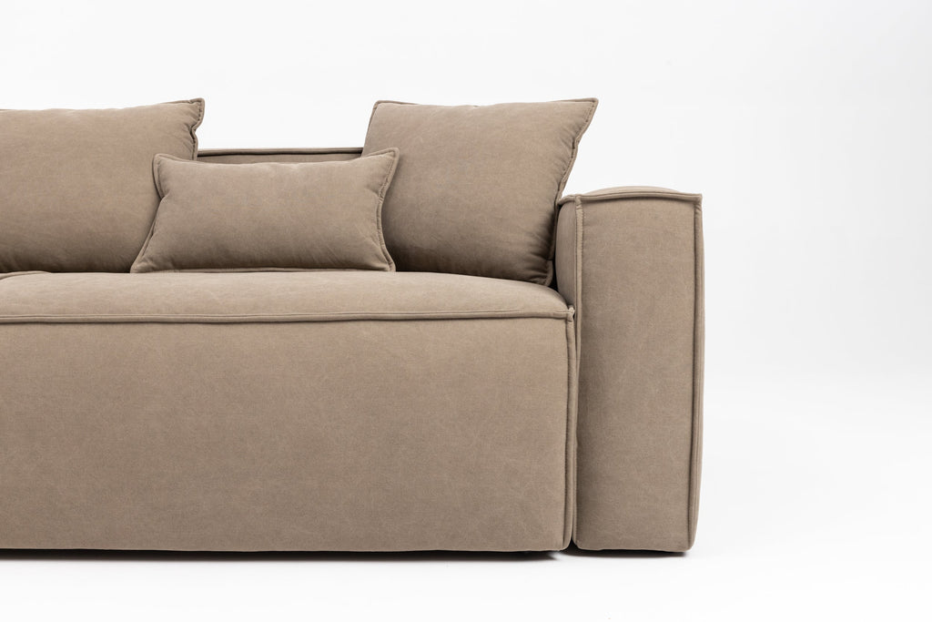 Canapé Convertible - Découvrez le Canapé Convertible - un mélange parfait d'esthétique contemporaine et de luxe fonctionnel - Conçu pour s'intégrer harmonieusement dans tout intérieur moderne