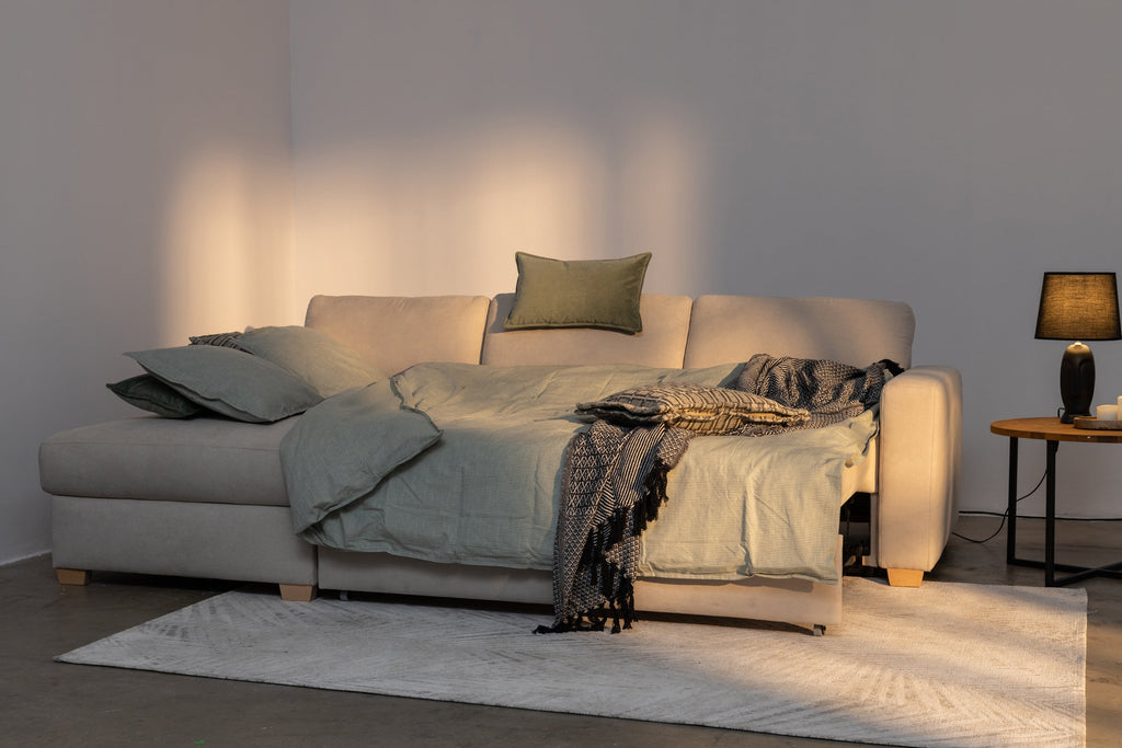 Canapé convertible - Aménagez votre espace de vie avec le canapé convertible - la fusion ultime du style moderne et de la fonctionnalité peu encombrante - Que vous soyez