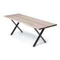 Table de salle à manger extensible en chêne coton – Fabriquée à la main en bois massif – La table de salle à manger extensible en chêne coton est un ajout magnifique à toute maison – Son