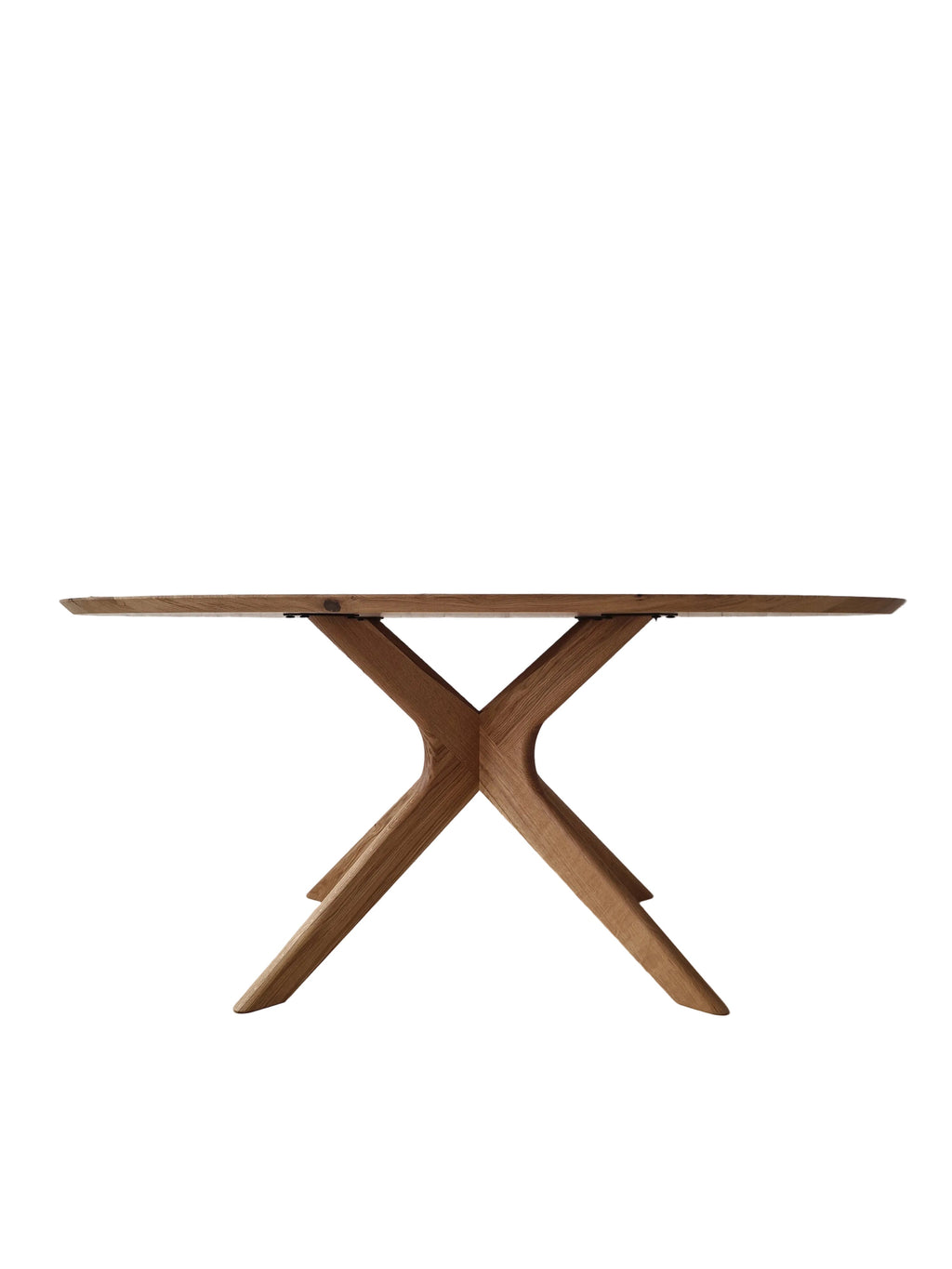 Table de salle à manger ovale en chêne massif - Découvrez notre table de salle à manger ronde en chêne fabriquée à la main - un ajout magnifique à toute maison - Fabriquée en bois massif cette