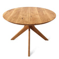 Table à manger ronde extensible en chêne - Découvrez notre table à manger ronde en chêne, fabriquée à la main - un ajout superbe à tout intérieur - Fabriquée en bois massif, cette