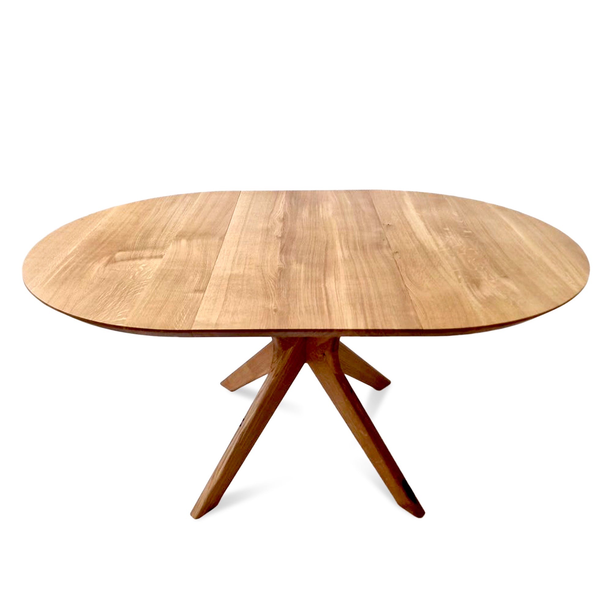 Table à manger ronde extensible en chêne - Découvrez notre table à manger ronde en chêne, fabriquée à la main - un ajout superbe à tout intérieur - Fabriquée en bois massif, cette